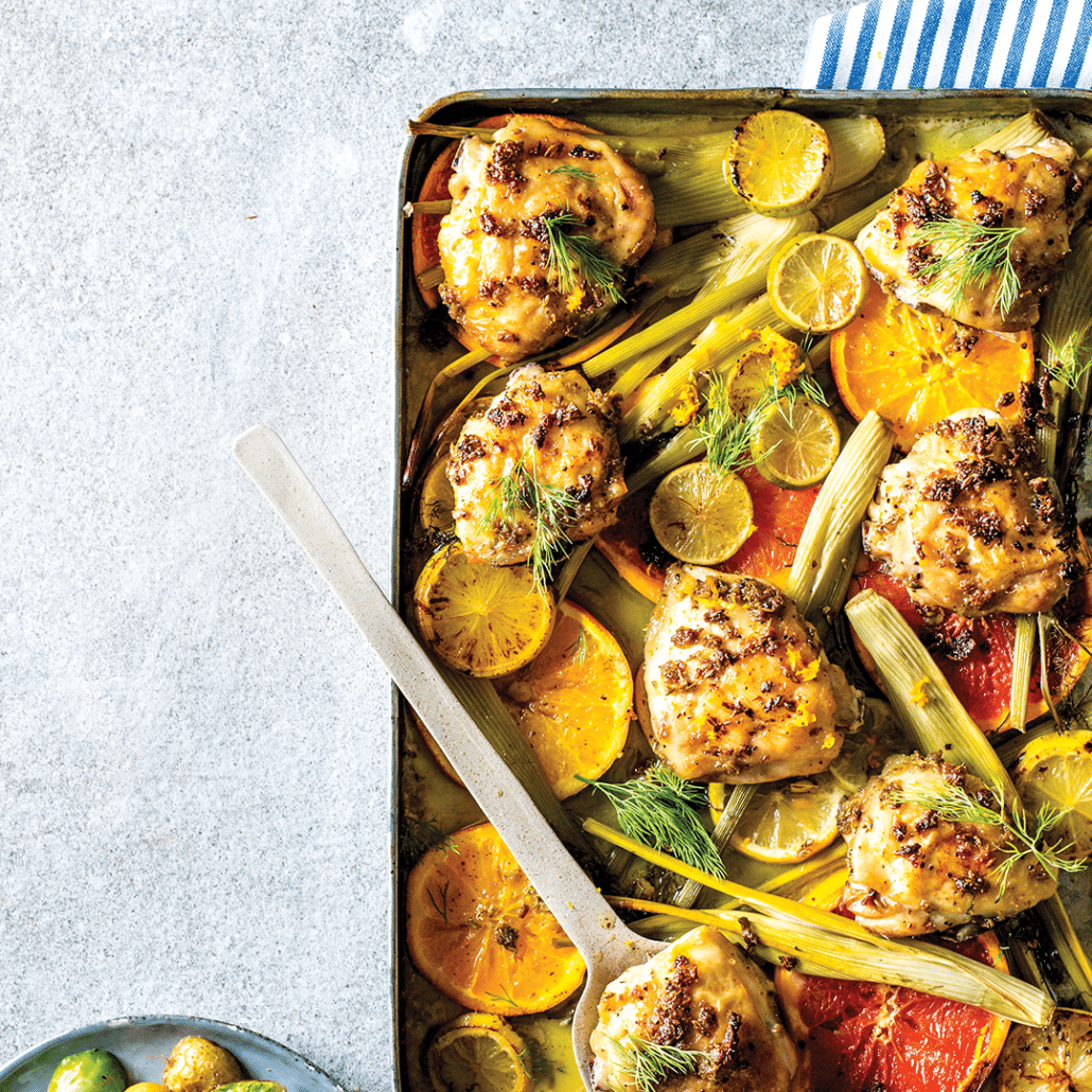 The Best Fennel And Citrus Roasted Chicken Thighs MyKitchen