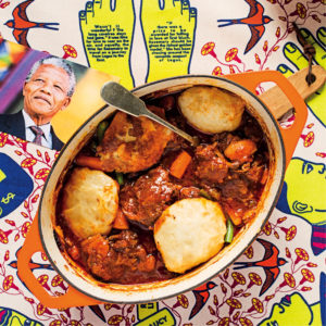 Read more about the article Umsila wenkomo with dombolo (oxtail stew with dumplings)