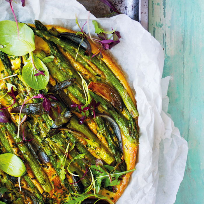You are currently viewing Asparagus and red-onion frittata
