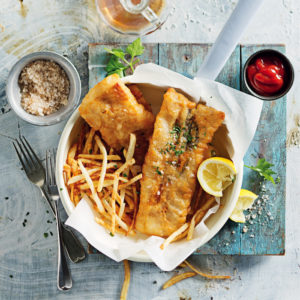 Read more about the article Soda-water-battered fish and chips