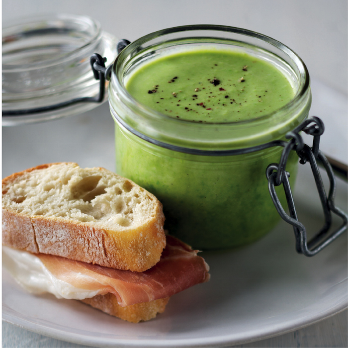 You are currently viewing Pea soup and Parma ham sandwiches