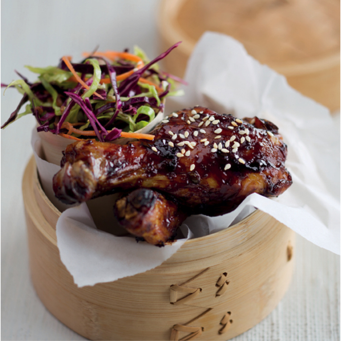 Read more about the article Asian-style sticky chicken with slaw