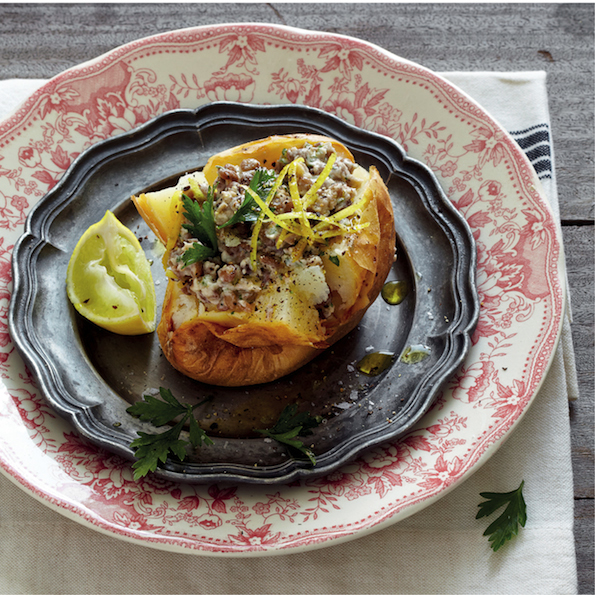 You are currently viewing Meat-free Monday: Baked potatoes stuffed with yoghurt lentils