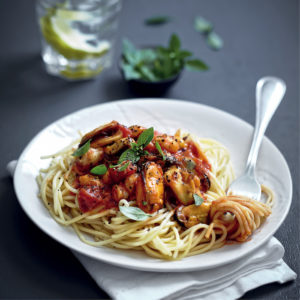 Read more about the article Mixed seafood pasta with Mariana sauce