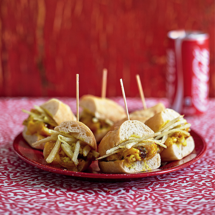 Read more about the article Mini pickled fish Gatsbys with matchstick chips