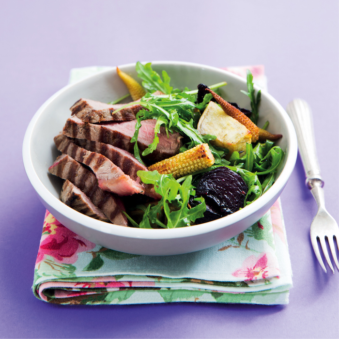 Read more about the article Root vegetable and sirloin salad