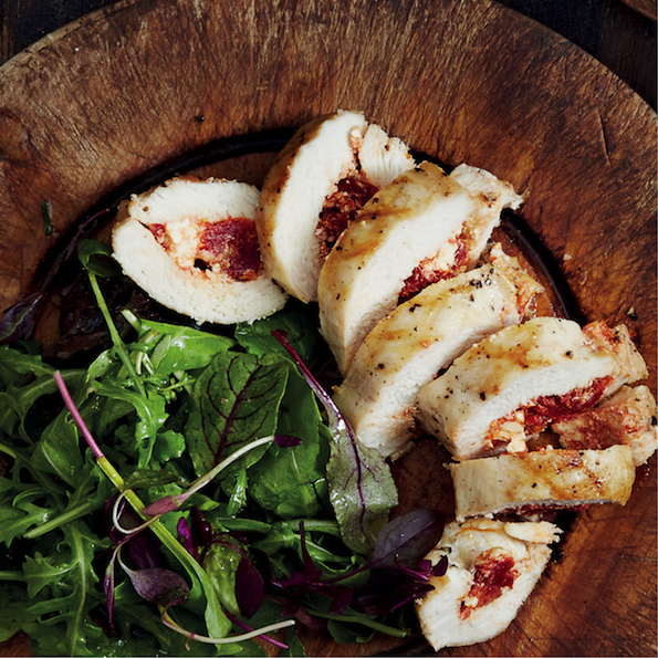 Read more about the article Feta-stuffed chicken with rocket salad
