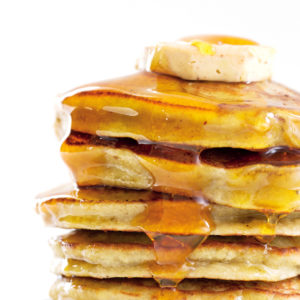 Read more about the article Banana flapjacks with maple syrup
