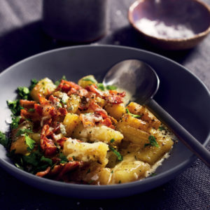 Read more about the article Sweet potato gnocchi with Gorgonzola and bacon