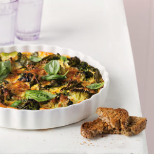 Read more about the article Broccoli and oat crustless quiche
