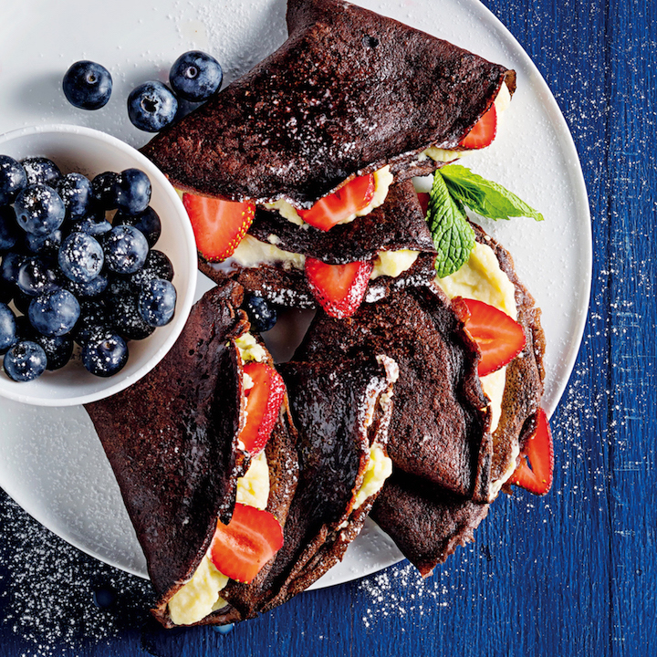 You are currently viewing Chocolate crêpes with mascarpone