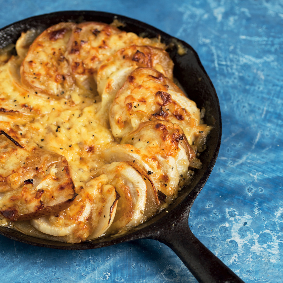 Read more about the article Pear and turnip gratin