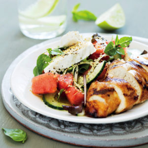 Read more about the article Thai chicken and watermelon salad