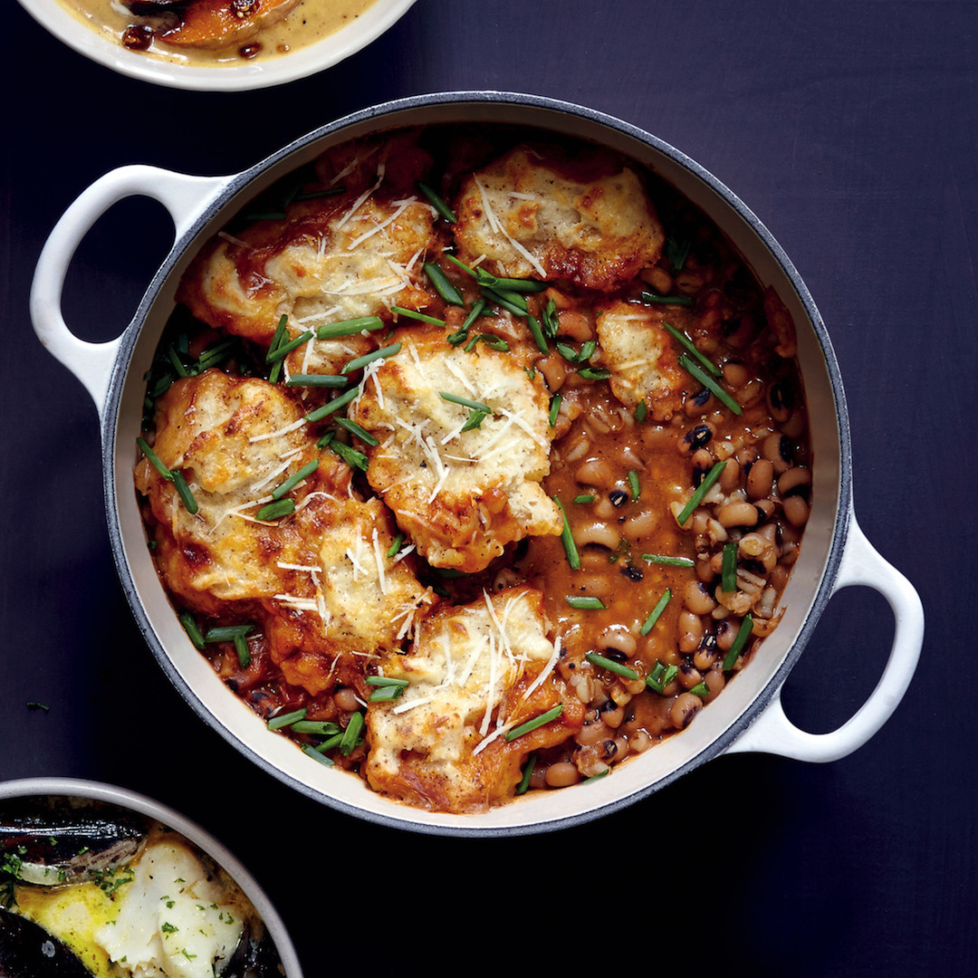 Read more about the article Bean and barley soup with spiced dumplings
