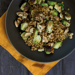 Read more about the article Warm lentil and Brussels sprout salad