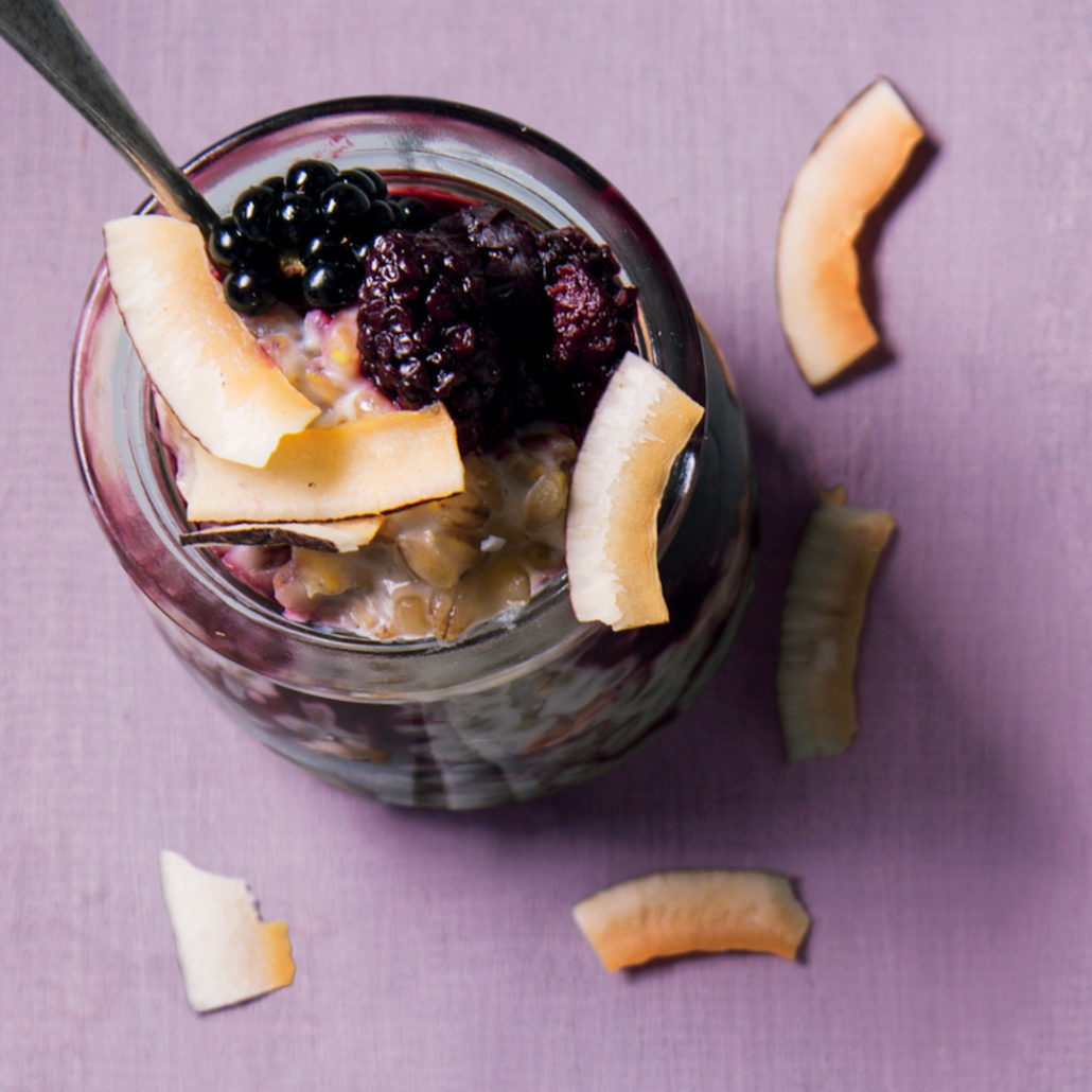 Barley pudding with fruit compote - MyKitchen