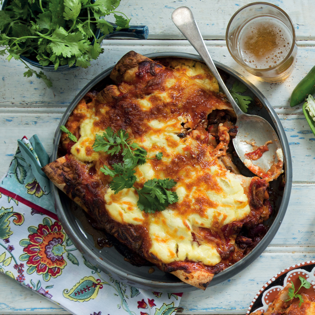 Read more about the article Chicken and kidney bean enchiladas