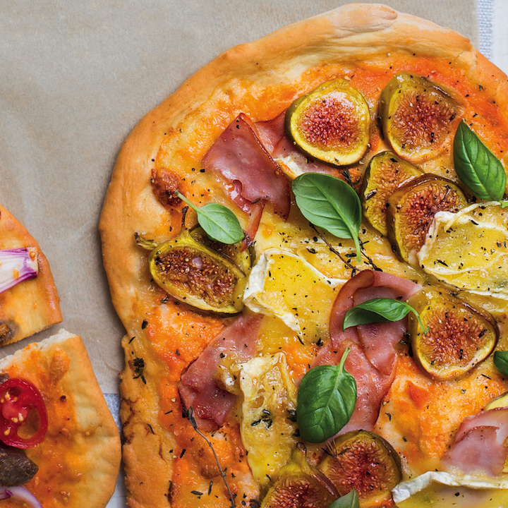 Read more about the article Ham, fig and Brie pizza