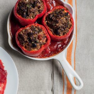 Read more about the article Red peppers stuffed with ostrich mince