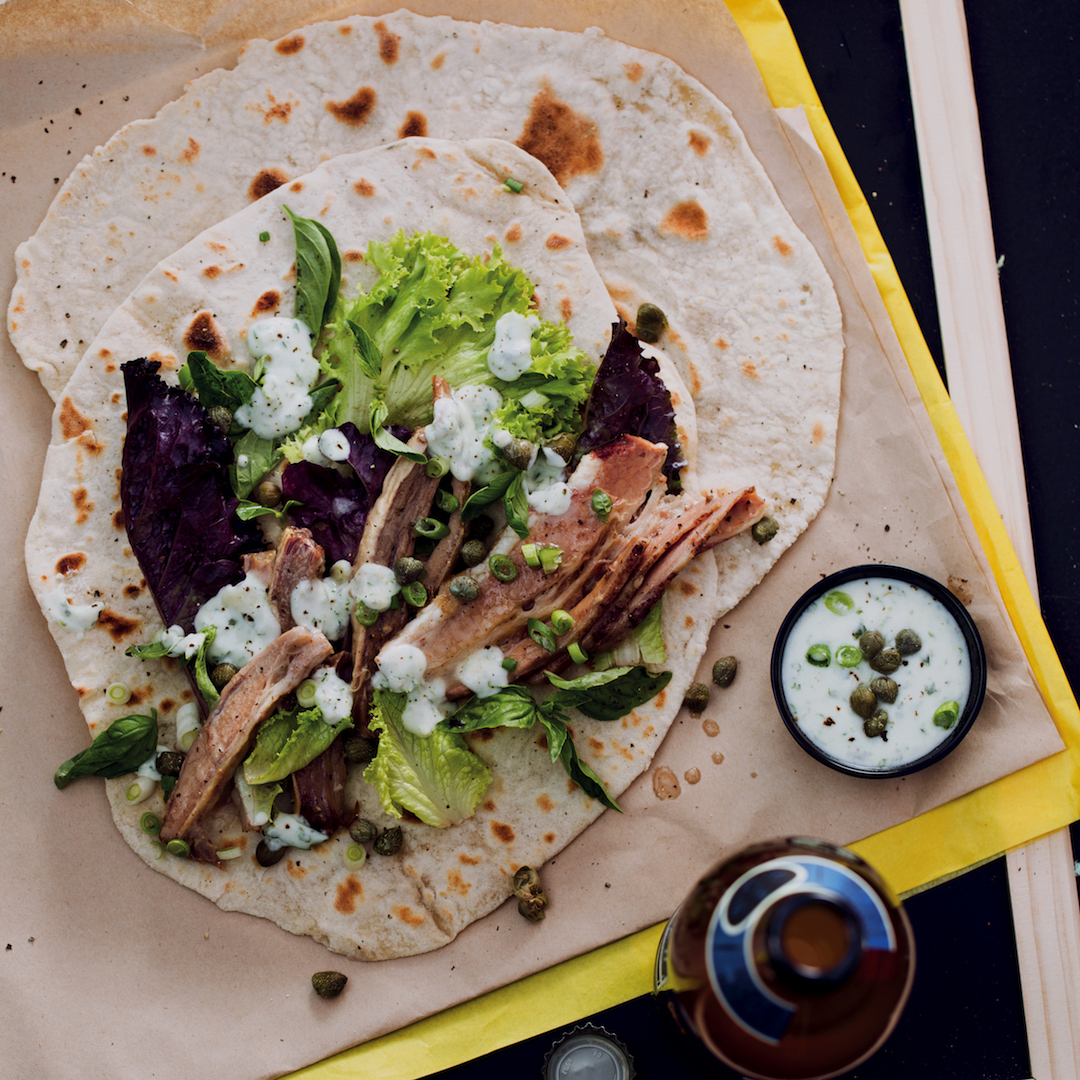 You are currently viewing Scandalous Food Truck’s slow-roasted brisket piadine