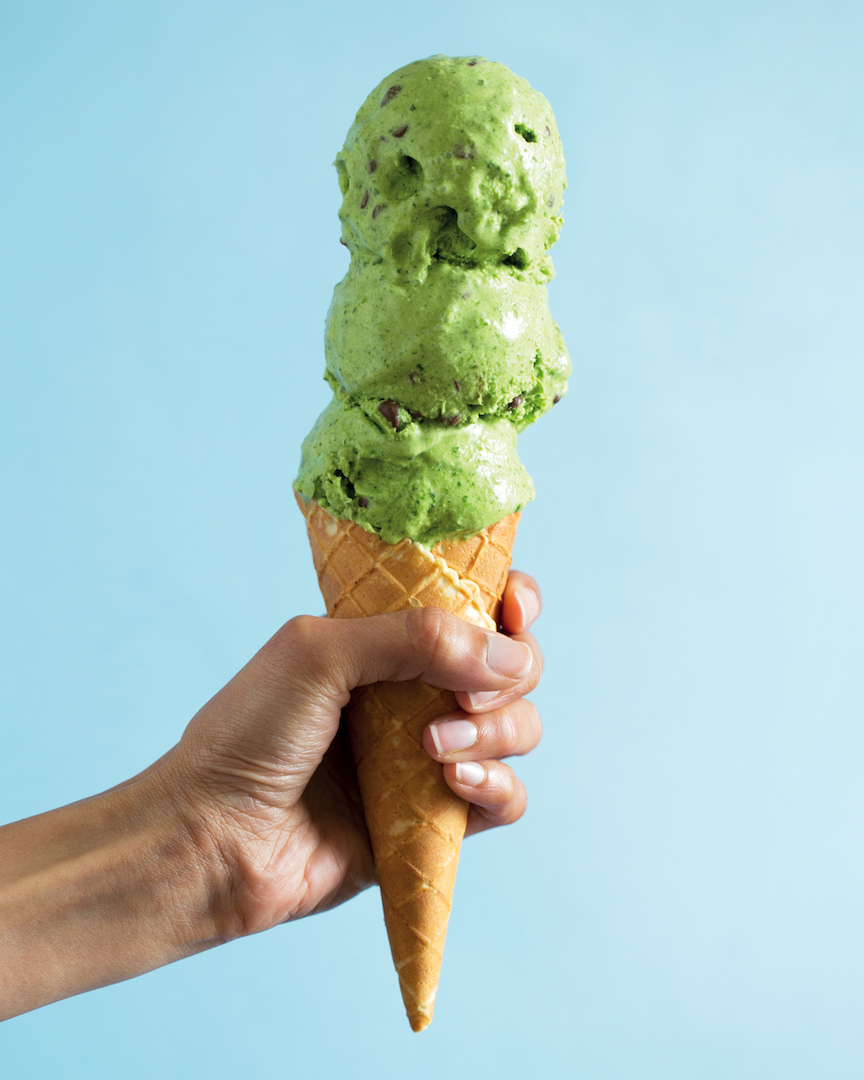 Read more about the article Mint choc-chip ice cream