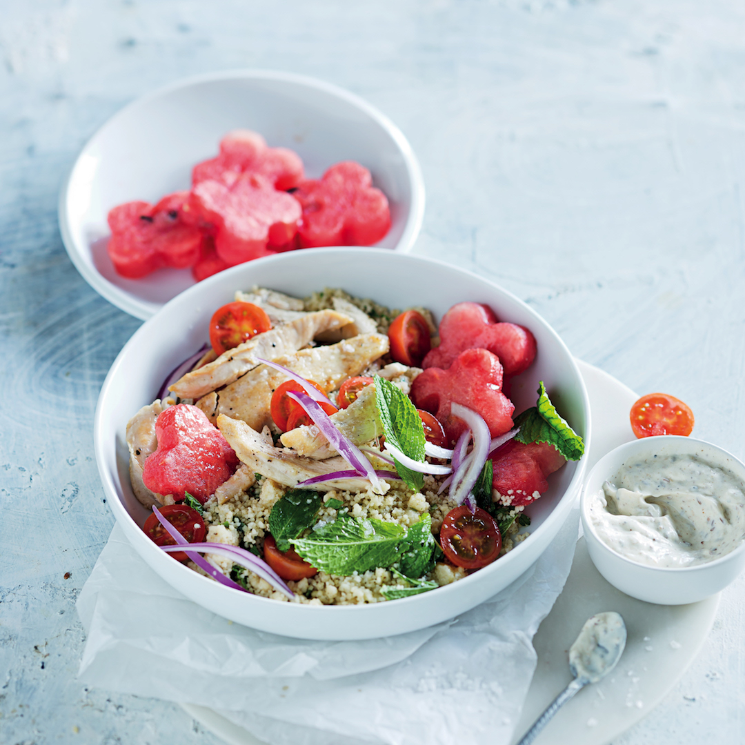 Read more about the article Chicken, couscous and watermelon salad