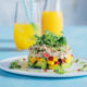 Crab, avocado and mango stacks - MyKitchen