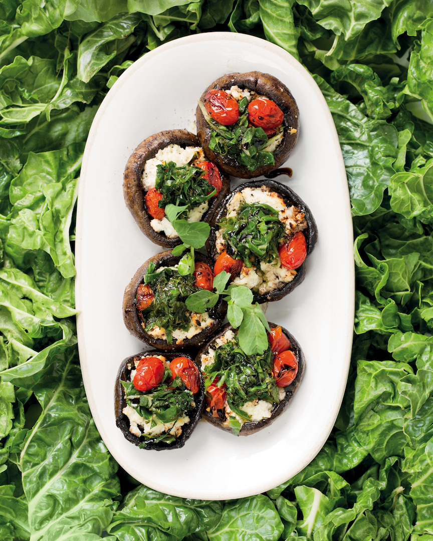 You are currently viewing Ricotta and spinach stuffed portobello mushrooms