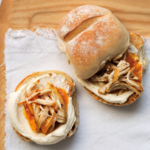 Read more about the article Cream cheese, chicken and chutney rolls
