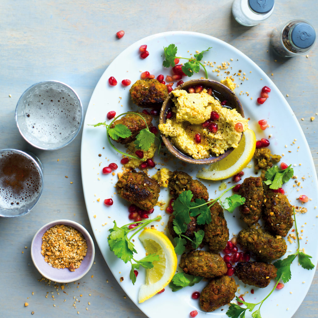 Falafel with hummus and dukkah MyKitchen