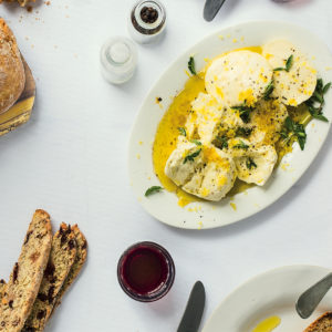 Read more about the article Lemon and origanum marinated mozzarella