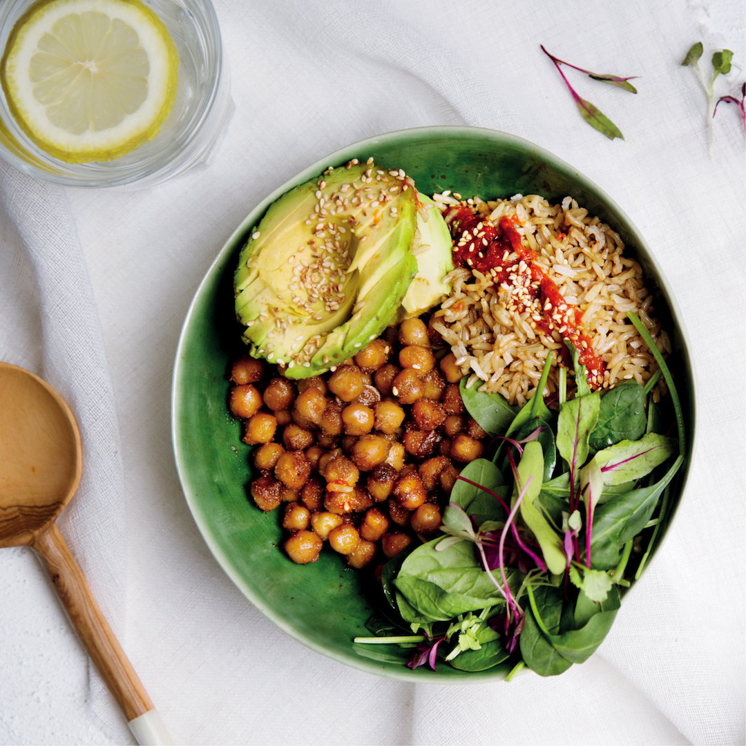 Read more about the article Roasted chickpea bowl
