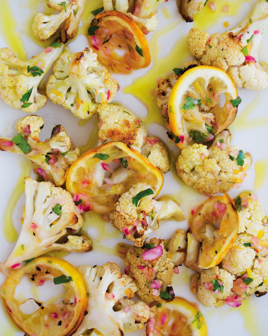 Read more about the article Roasted cauliflower with lemon relish