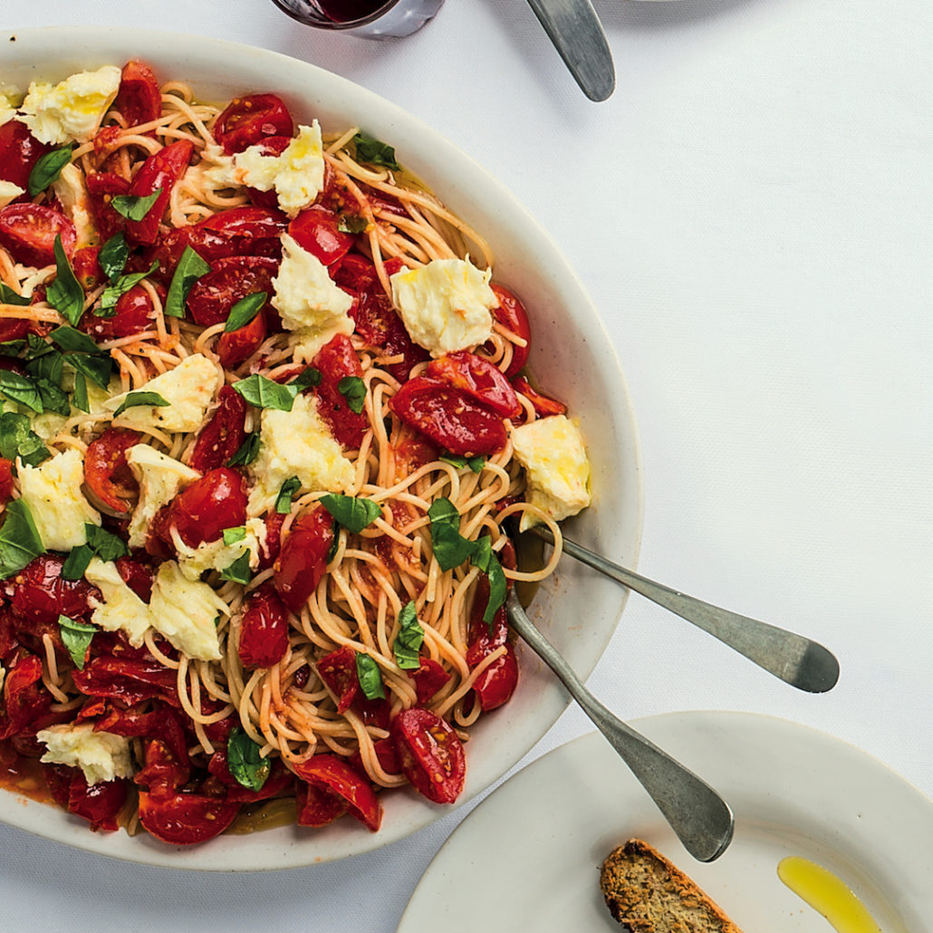 Fresh Tomato Pasta With Galbani Mozzarella Mykitchen