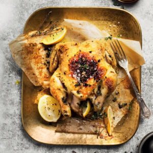 Read more about the article Lemony roast chicken
