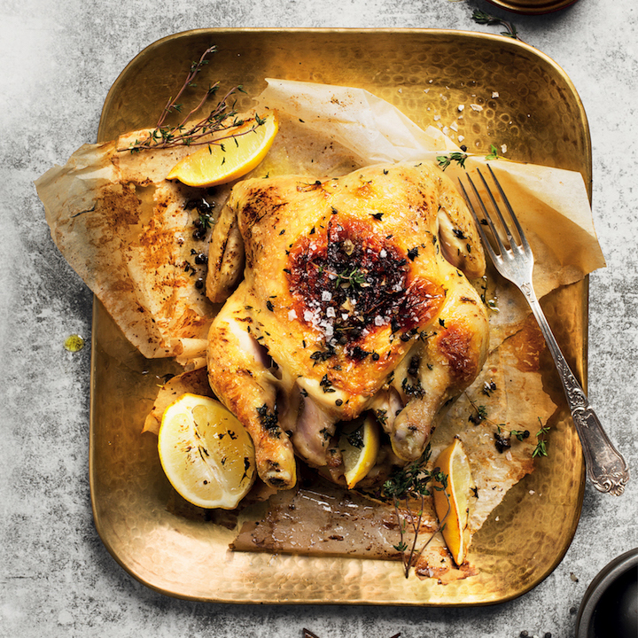 You are currently viewing Lemony roast chicken