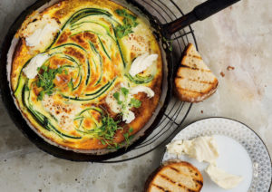 Read more about the article Baby marrow and Galbani fresh mozzarella frittata