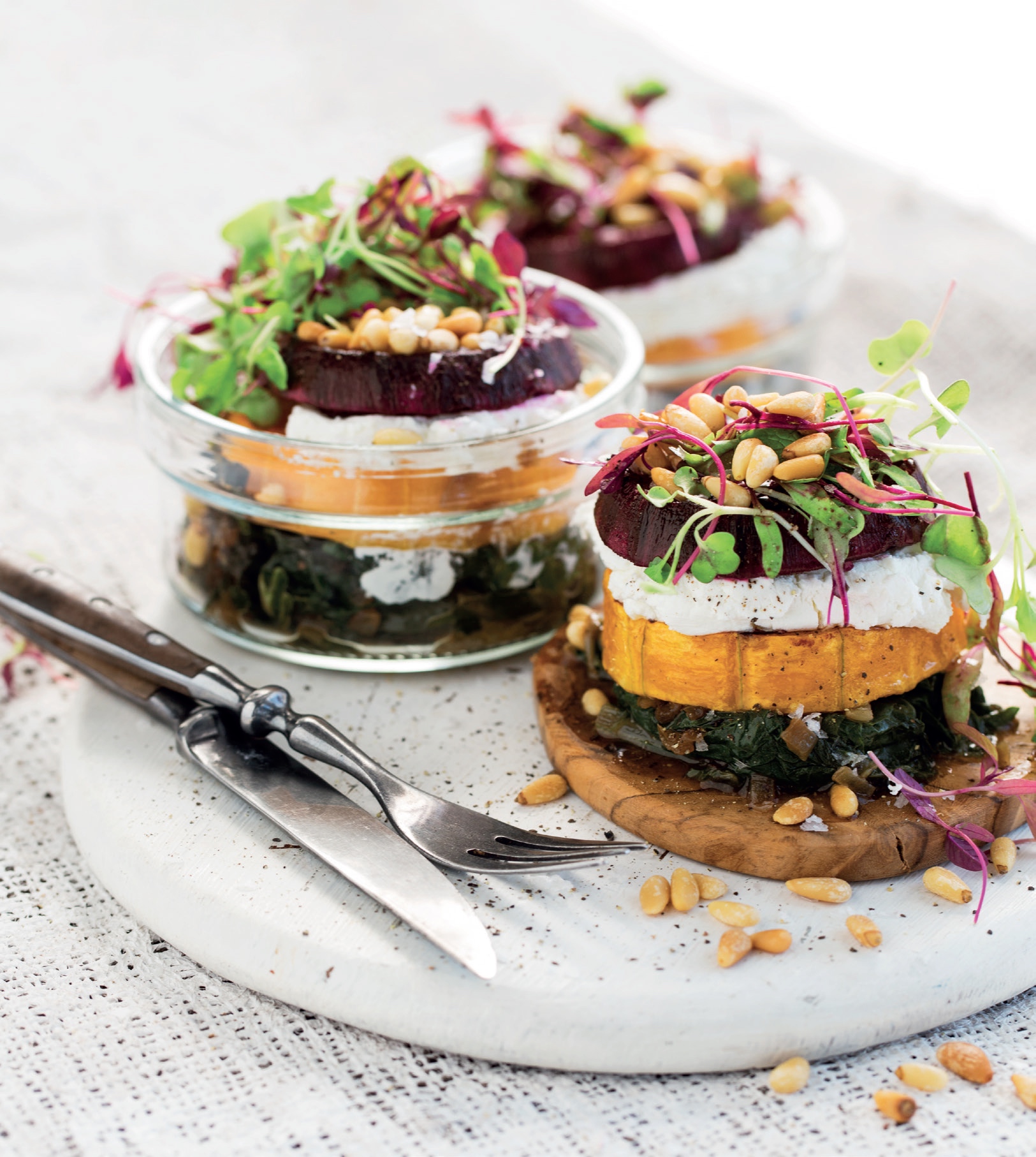 Read more about the article Beetroot and butternut stacks