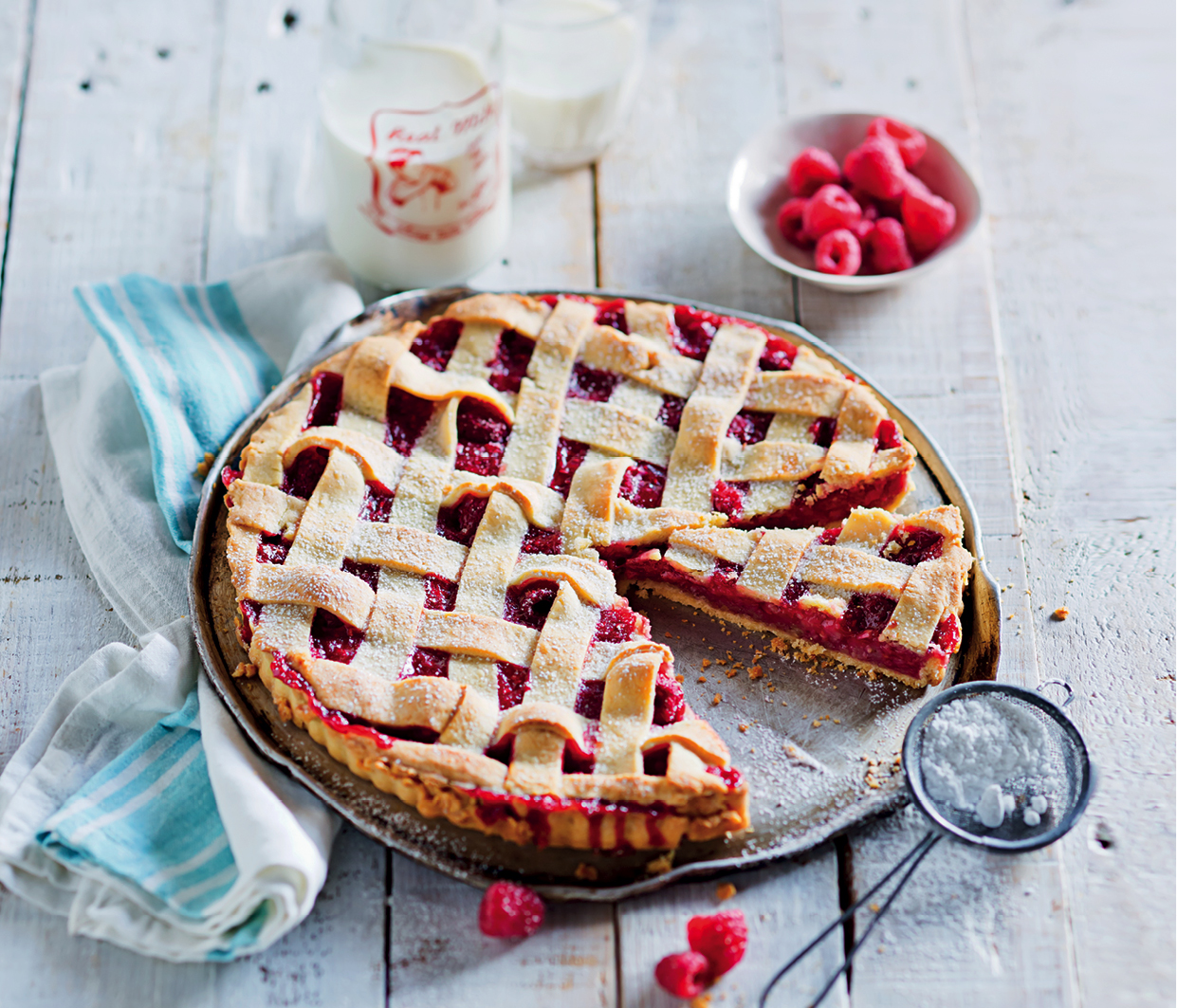You are currently viewing Raspberry lattice tart