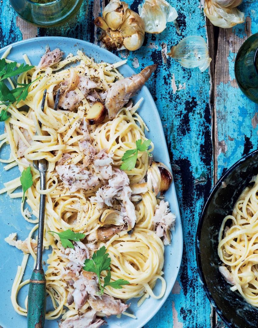 Read more about the article Smoked mackerel pasta