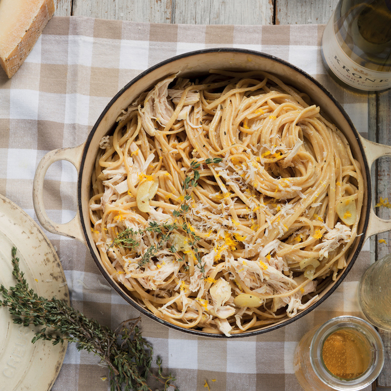 Read more about the article Lemony chicken linguine