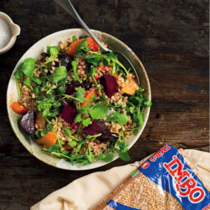 Read more about the article Toasted IMBO pearl wheat salad with citrus and beetroot