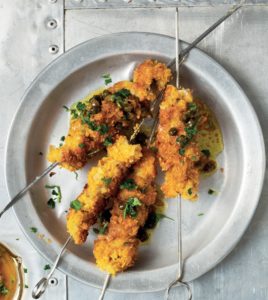 Read more about the article Cornflake-coated tripe kebabs