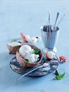 Read more about the article Litchi and coconut ice cream