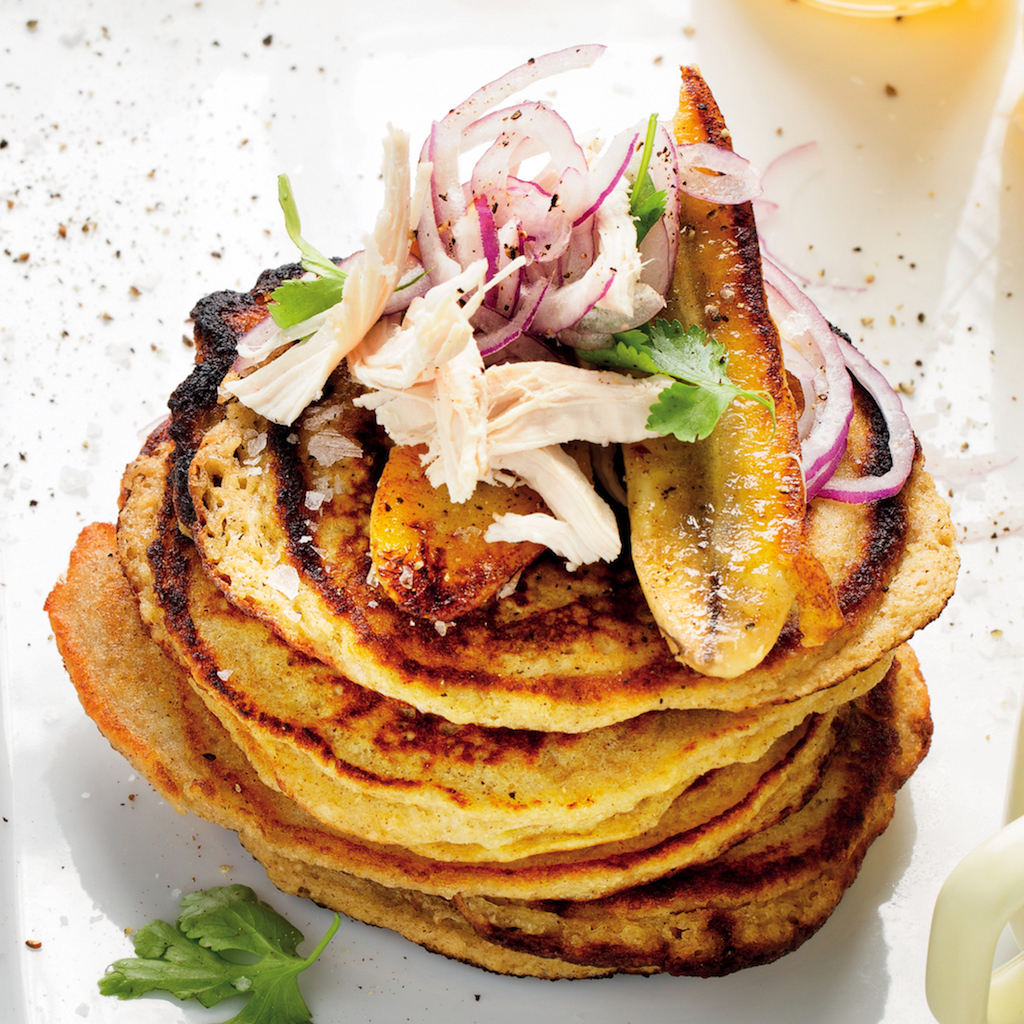 Read more about the article Savoury banana pancakes