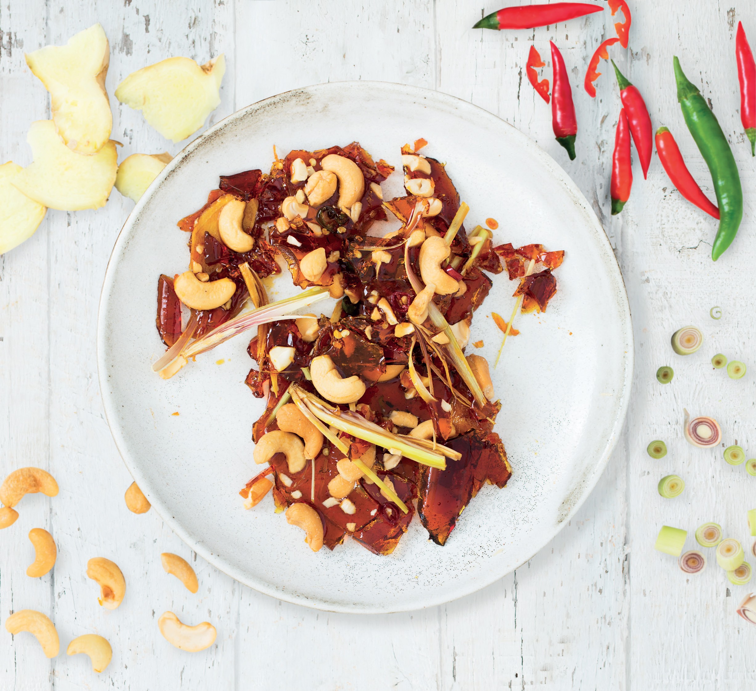 You are currently viewing Thai-style chilli and cashew nut brittle
