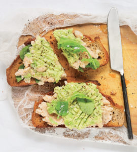 Read more about the article Smashed cannellini and avocado on toast