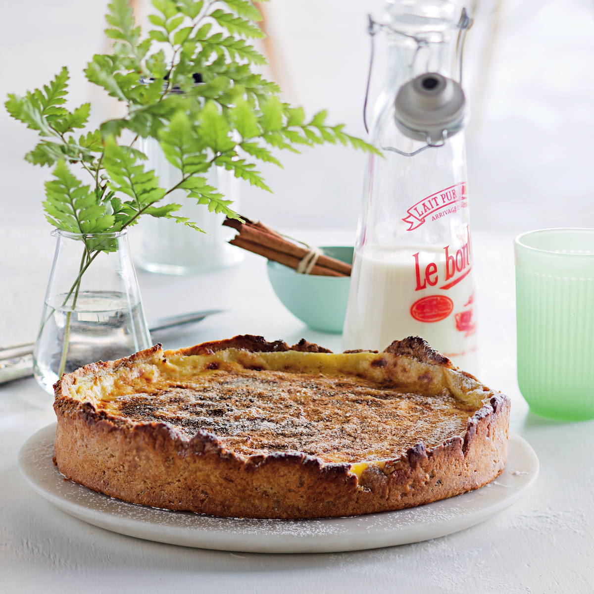 You are currently viewing This hot cross bun milk tart is perfect for Easter!