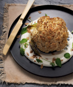 Read more about the article Roast cauliflower with yoghurt, toasted almonds and mint
