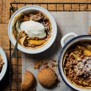 Read more about the article Breakfast crumble with gingerbread biscuits